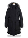 Women's Onyx Causapscal Padding Frost Fox Fur Black - MOOSE KNUCKLES - BALAAN 2