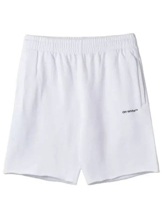 Wave Out Diag Mesh Shorts Pants White - OFF WHITE - BALAAN 1