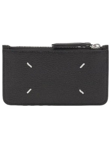 stitch card holder black - MAISON MARGIELA - BALAAN 1