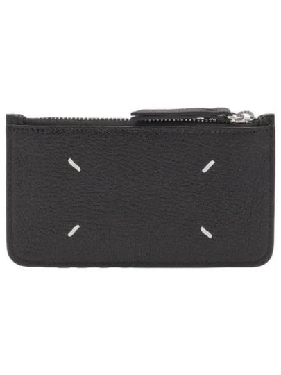 Stitch Zipper Card Wallet Black - MAISON MARGIELA - BALAAN 2