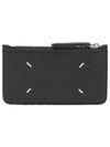 Stitch Zipper Card Wallet Black - MAISON MARGIELA - BALAAN 2