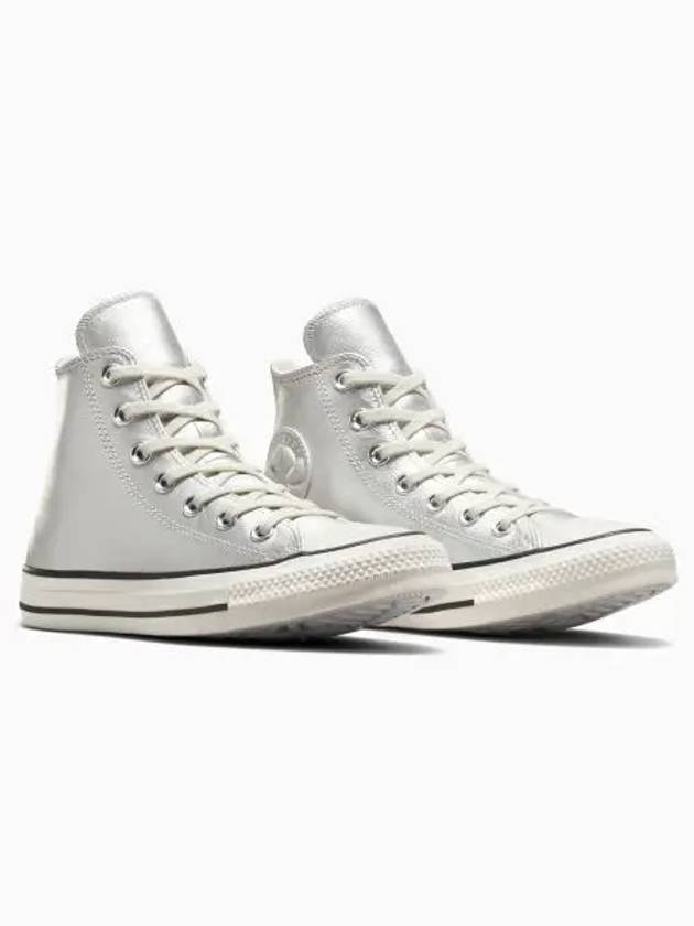 Chuck Taylor All Star Metallic Leather Silver A11984C - CONVERSE - BALAAN 1