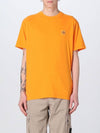 Pisato Effect Logo Patch Short Sleeve T-Shirt Orange - STONE ISLAND - BALAAN 6