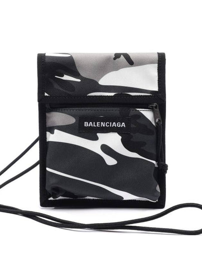 Logo Patch Camouflage Print Cross Bag Grey - BALENCIAGA - BALAAN 2