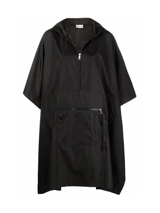 Logo Patch Hood Cape Black 3G000 20 595JG 999 - MONCLER - BALAAN 2