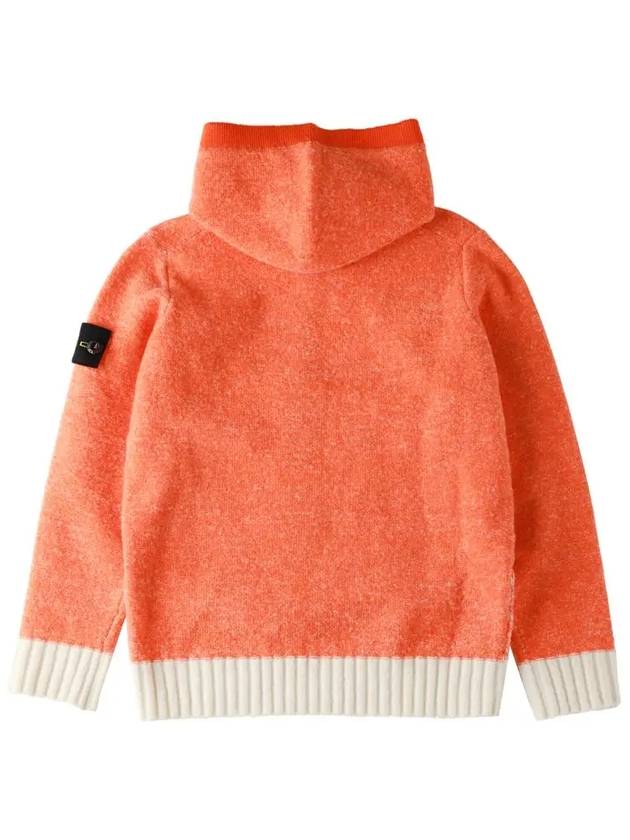 Kids Waffen Hood Knit Orange 6916514D2 V0032 - STONE ISLAND - BALAAN 3