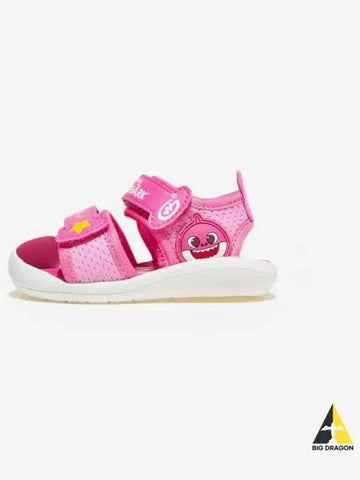 Hawkins Pinkfong Baby Shark Sandals PINK - GOLD HAWK - BALAAN 1