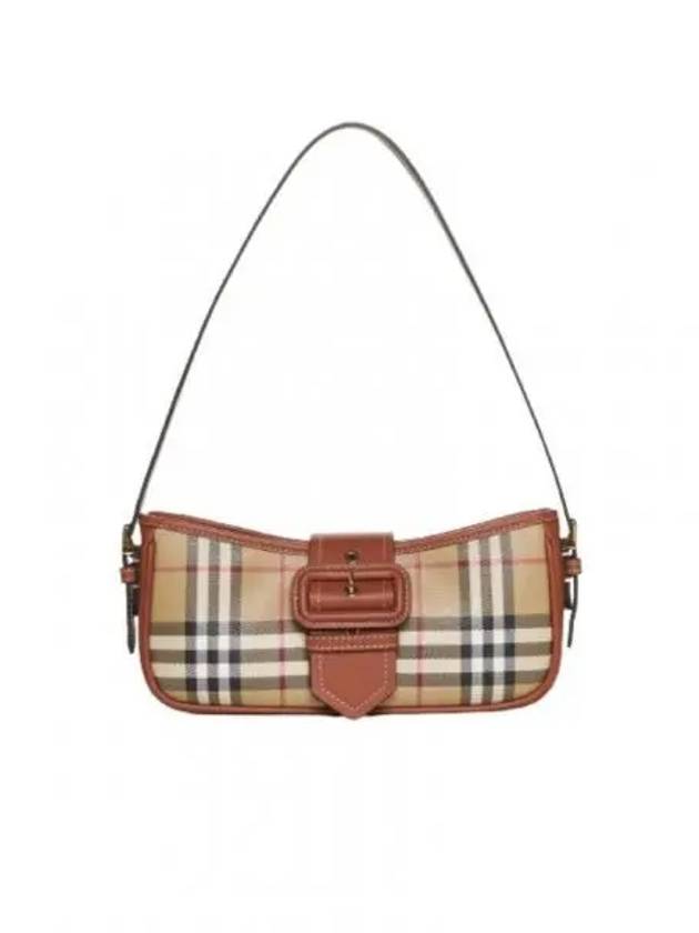 Check Shoulder Bag Brown - BURBERRY - BALAAN 2