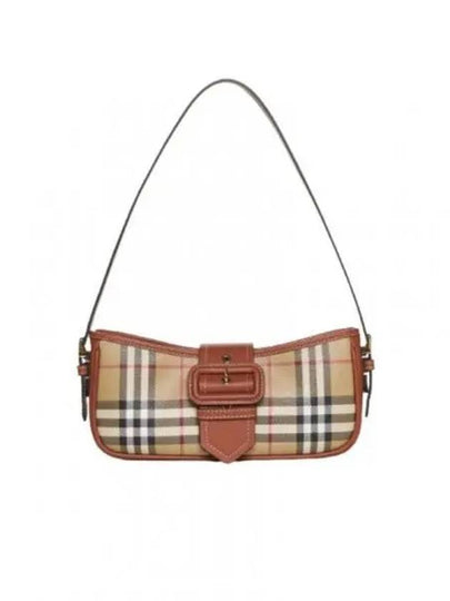 Check Shoulder Bag Brown - BURBERRY - BALAAN 2