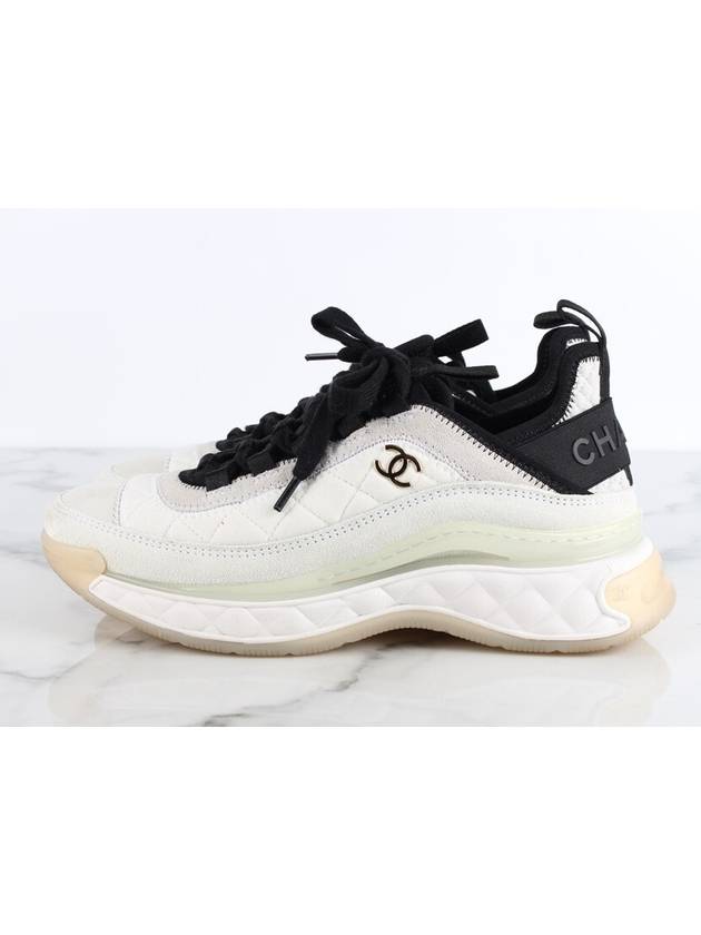 Mixed fiber quilting sneakers 36 5 - CHANEL - BALAAN 7