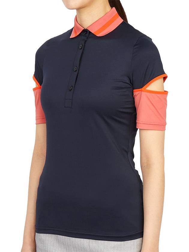 Women's Iris Golf PK Shirt Navy - J.LINDEBERG - BALAAN 3