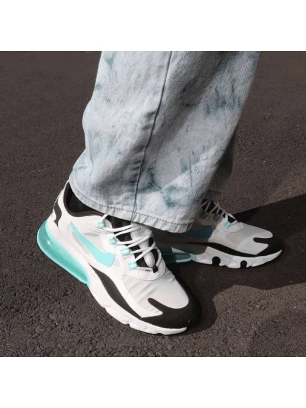 W Air Max 270 React Low Top Sneakers Photon Dust Aurora Green - NIKE - BALAAN 2