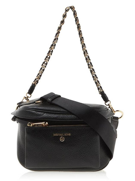 Women's Slater Medium Pebble Leather Sling Bag Black - MICHAEL KORS - BALAAN 2