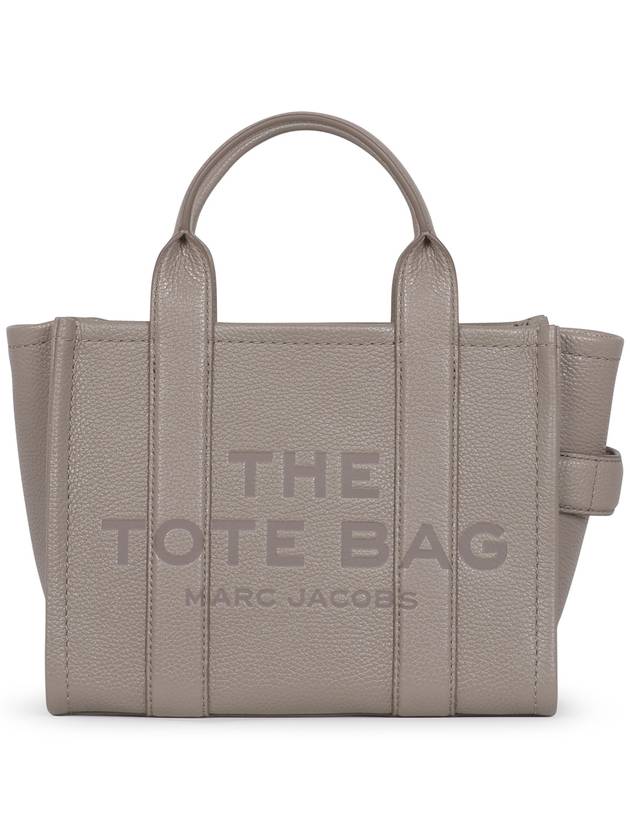 Small Leather Tote Bag Grey - MARC JACOBS - BALAAN 2