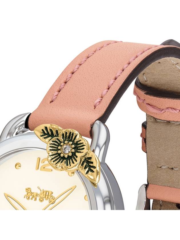 Watch Women's Delancey Tea Rose Women's Leather Watch Officially Imported - COACH - BALAAN 4