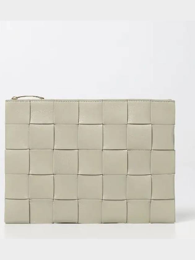 Cassette Intrecciato Medium Clutch Bag Travertine - BOTTEGA VENETA - BALAAN 2