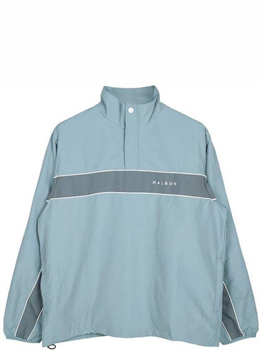 Blue Bermuda Anorak Jacket M 7946 SBL - MALBON GOLF - BALAAN 1