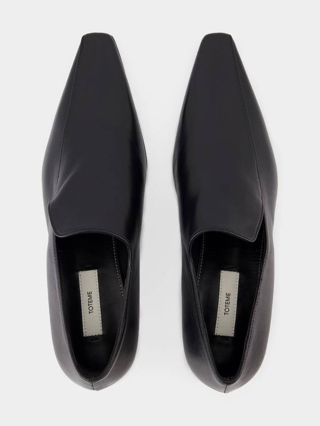 Kitten Loafers - TOTEME - Leather - Black - TOTEME - BALAAN 4