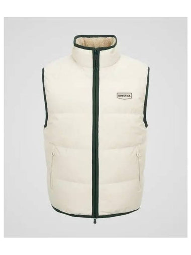 Algorab Light Beige Men s Down Vest - DUVETICA - BALAAN 1