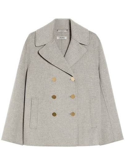 Margot Pea Coat Grey - S MAX MARA - BALAAN 2