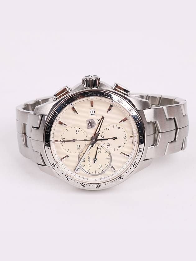 Chrono Caliber 16 Link Steel Watch CAT2011 - TAG HEUER - BALAAN 4