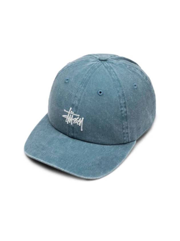 Washed Stock Low Pro Cap Dark Teal 1311043 Washed Stock Low Pro Cap Dark Teal - STUSSY - BALAAN 2