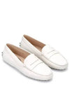 Women's Gommino Leather Driving Shoes White - TOD'S - BALAAN 2