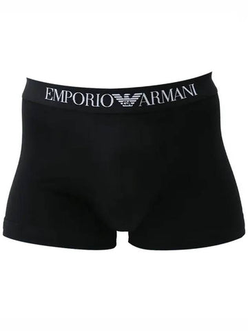 Logo Boxer Briefs Black - GIORGIO ARMANI - BALAAN 1