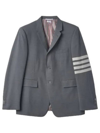 Diagonal classic sports jacket medium gray - THOM BROWNE - BALAAN 1