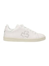 Barth Perforated Logo Low-Top Sneakers White - ISABEL MARANT - BALAAN 1