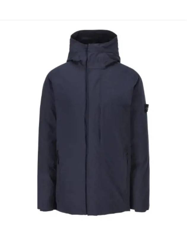 Kids Logo Patch Hooded Padding Navy - STONE ISLAND - BALAAN 2