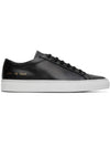 Achilles White Sole Low Top Sneakers Black - COMMON PROJECTS - BALAAN 3