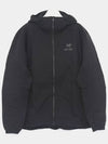 Atom Zip Up Zip-up Hoodie Black - ARC'TERYX - BALAAN 4