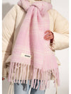 L’echarpe Carro Le Chouchou Jacquard Check Scarf Light Pink - JACQUEMUS - BALAAN 6