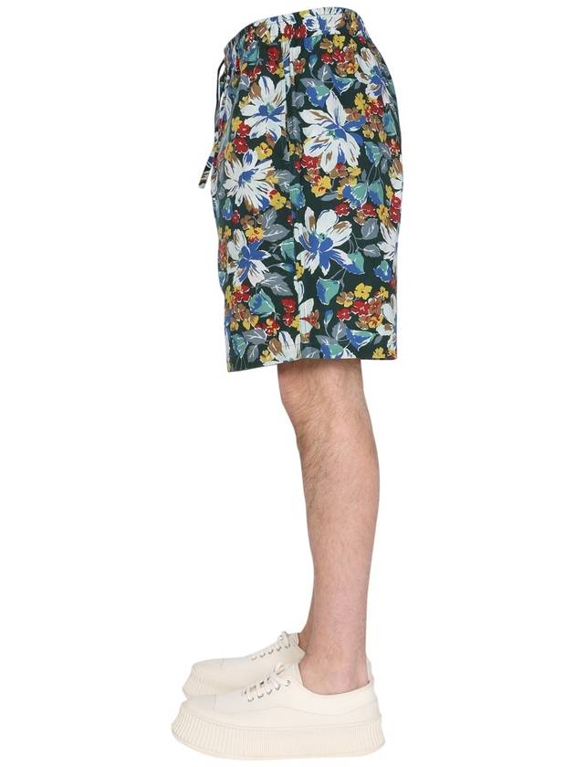 BERMUDA WITH FLORAL PRINT - YMC - BALAAN 3