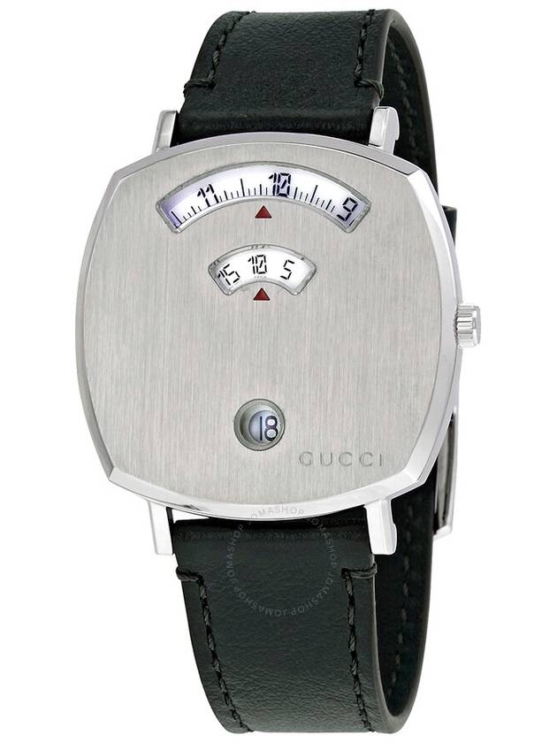 Grip Leather Watch Green - GUCCI - BALAAN 2