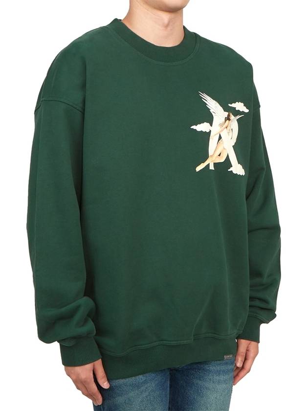 Storms In Heaven Sweatshirt Racing Green - REPRESENT - BALAAN 4