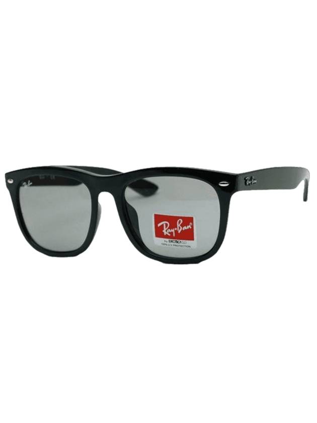 Eyewear Square Frame Sunglasses Black Dark Grey - RAY-BAN - BALAAN 1