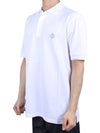 logo embroidered pique polo shirt JPL00127U54005 - HERNO - BALAAN 4