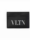 VLTN Logo Card Wallet Black - VALENTINO - BALAAN 3