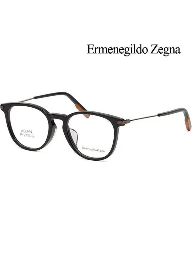 Eyewear Asian fit horn rimmed glasses black - ERMENEGILDO ZEGNA - BALAAN 2