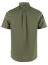 Men's OVIK Air Stretch Short Sleeve Shirt Laurel Green - FJALL RAVEN - BALAAN 3