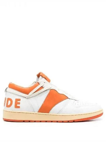 RHECESS logo leather low top sneakers 271609 - RHUDE - BALAAN 1