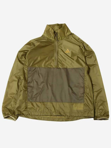 ACG Half Zip Windbreaker Olive - NIKE - BALAAN 1