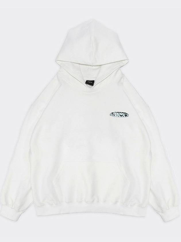 Globe Hoodie Oversize fit White - AOX - BALAAN 7