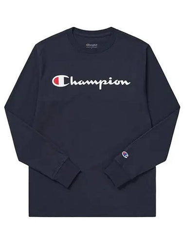 Long Sleeve T Shirt GT78H Y06794 031 Classic Script Graphic Logo Men s - CHAMPION - BALAAN 1