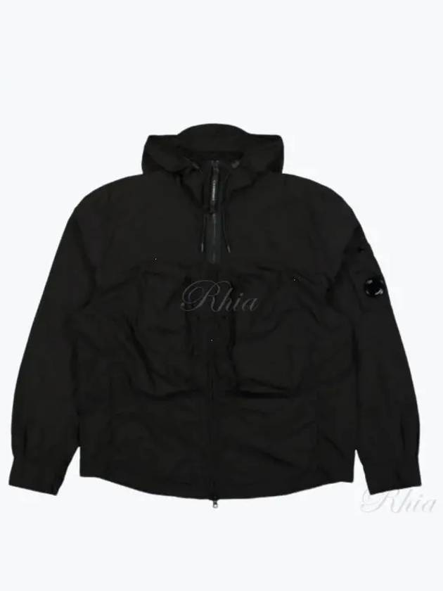 Chrome-R Hooded Jacket Black - CP COMPANY - BALAAN 2