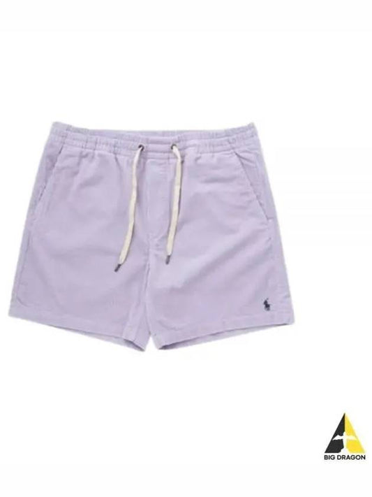 Cordyroy Prepster Shorts Purple - POLO RALPH LAUREN - BALAAN 2