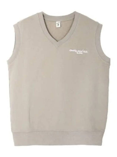 tank neck vest sleeveless top - SPORTY & RICH - BALAAN 1