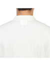 Logo Print Long Sleeve Polo Shirt White - CP COMPANY - BALAAN 8